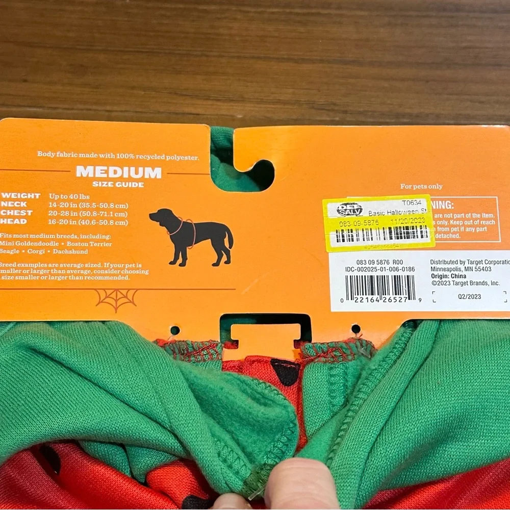 Target‎ Hyde & EEK! Boutique Dog Strawberry Costume – Size M or XL – NWT